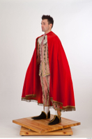  Photos Man in Historical Baroque Suit 1 a poses baroque cloak medieval clothing whole body 0002.jpg